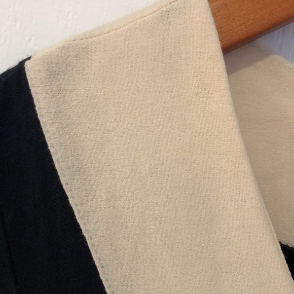 Blue and Cream dress. One size. Made in Korea - Picture 5 of 11